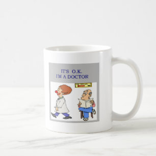 Mug une plaisanterie drôle de docteur