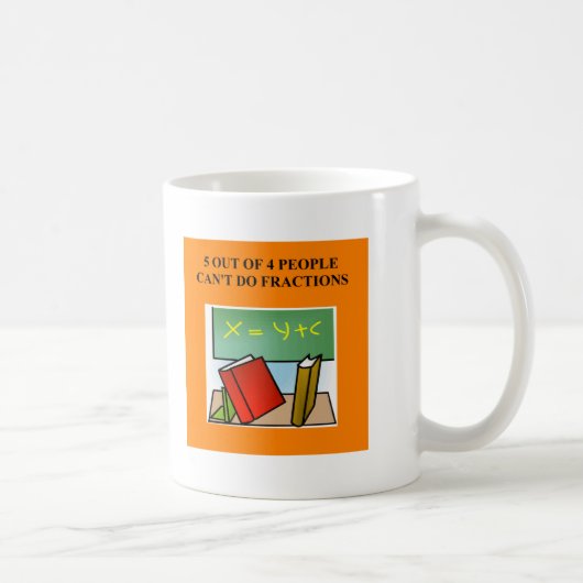 Mug une plaisanterie drôle de maths (Droite)