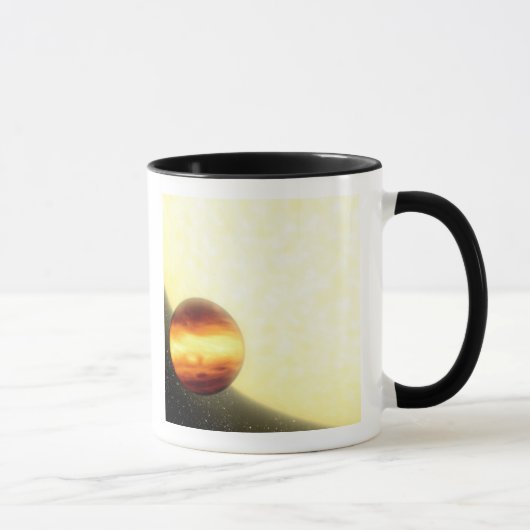 Mug Une planète géante du gaz en orbite très proche (Droite)