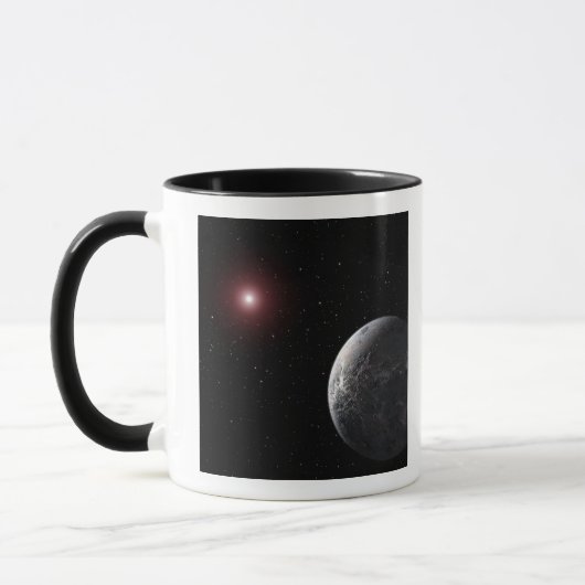 Mug Une planète glacée/rocheuse en orbite autour d'une (Gauche)