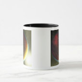 Mug Une planète nuageuse comme Jupiter qui orbite (Centre)