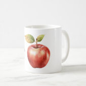 Mug Une pomme par jour (Devant droit)