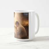Mug Une prière à genoux avec Jésus (Devant droit)