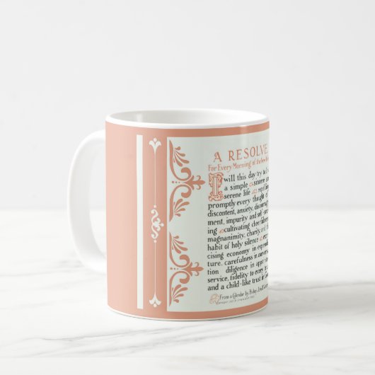 MUG UNE PRIÈRE DE RÉSOLUTION POUR LE MATIN (Devant gauche)