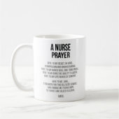Mug Une prière d'infirmière (Gauche)