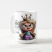 Mug Une princesse qui sait briller ! (Devant gauche)