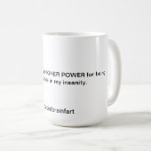 MUG UNE PUISSANCE PLUS ÉLEVÉE (Devant droit)