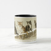 Mug Une rangée de chatons par Helena Maguire (Centre)