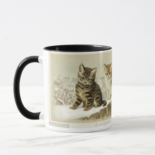 Mug Une rangée de chatons par Helena Maguire (Gauche)