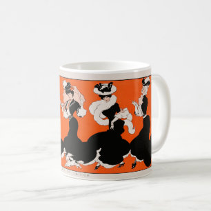 Mug Une rangée de femmes en noir en train de danser av