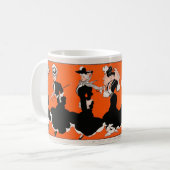 Mug Une rangée de femmes en noir en train de danser av (Devant gauche)