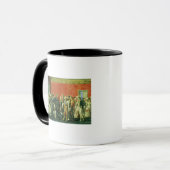 Mug Une réception dans l'ambassade de Téhéran, 1830s (Devant gauche)