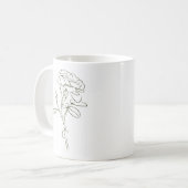 Mug Une rose pour la bien-aimée.... (Devant gauche)