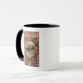 Mug Une scène de pays avec une frontière de production (Devant gauche)