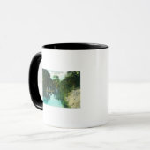 Mug Une scène de ruisseau avec famille en canot (Devant gauche)