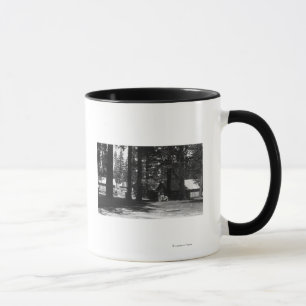 Mug Une scène de terrain de camping