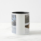 Mug Une scène enneigée à l'étang Little Lyford de l'AM (Centre)