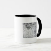 Mug Une section d'une feuille de l'enquête (Devant droit)