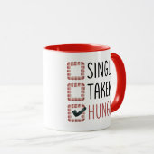 Mug Une seule prise faim drôle Saint-Valentin (Devant droit)
