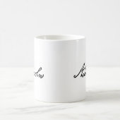 Mug Une signature de Lincoln (Centre)