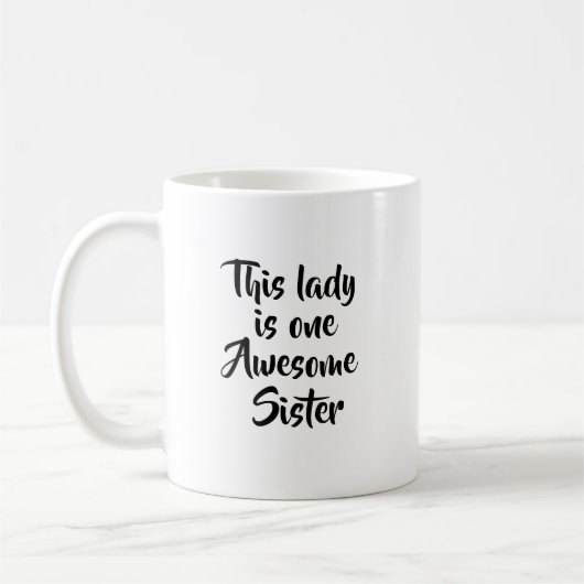 Mug Une sœur géniale drôle (Gauche)