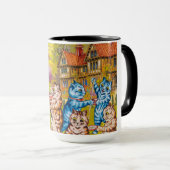 Mug Une soirée thé d'été par Louis Wain (Devant droit)