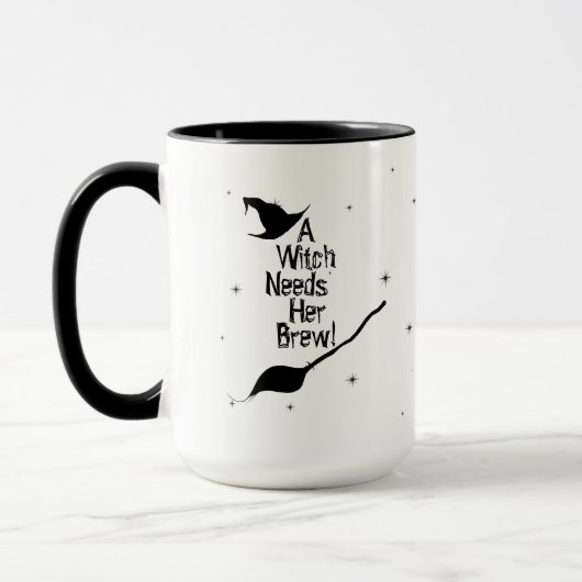 Mug "Une Sorcière A Besoin De Sa Brasserie" (Gauche)