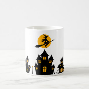 Mug Une sorcière simple en silhouette