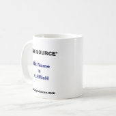Mug "UNE SOURCE" son nom est YaHWeH (Devant gauche)