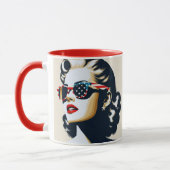 Mug Une star au style pop art. (Gauche)