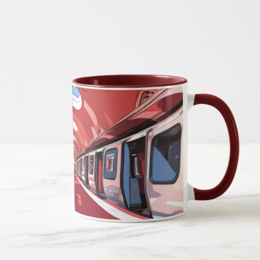 Mug Une station de métro, probablement conçue dans un (Droite)