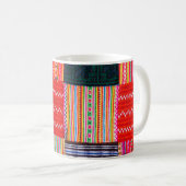 Mug une surface composée en Patchwork de style asiatiq (Devant droit)