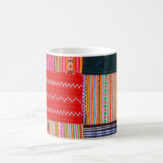 Mug une surface composée en Patchwork de style asiatiq (Centre)