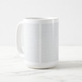 Mug Une surface entièrement blanche et sans fonctionna (Devant gauche)