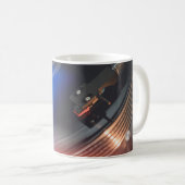 Mug Une table à plateau moderne pour écouter de la mus (Devant droit)