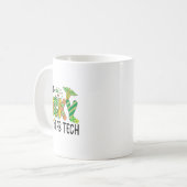 Mug Une technicienne de laboratoire chanceuse Saint-Pa (Devant gauche)
