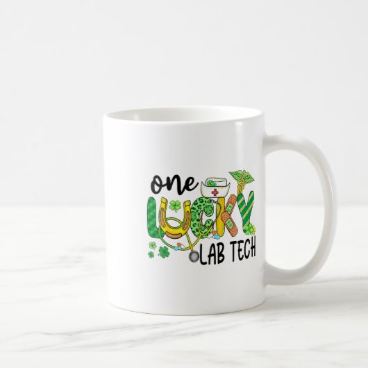 Mug Une technicienne de laboratoire chanceuse Saint-Pa (Droite)