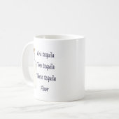Mug Une tequila Deux tequila Trois tequila Quatre (Devant gauche)