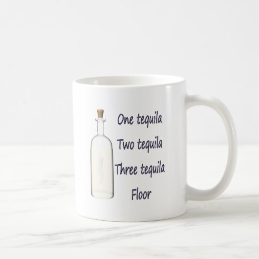 Mug Une tequila Deux tequila Trois tequila Quatre (Droite)