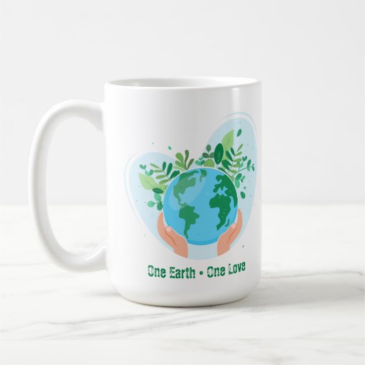 Mug Une Terre Un Amour. Sauvez la planète (Gauche)