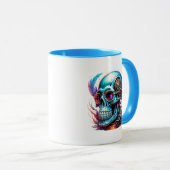 Mug Une tête de mort originale. (Devant droit)