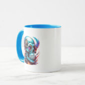 Mug Une tête de mort originale. (Devant gauche)