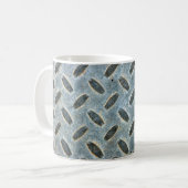 Mug Une texture de tissage métallique fond abstrait, v (Devant gauche)