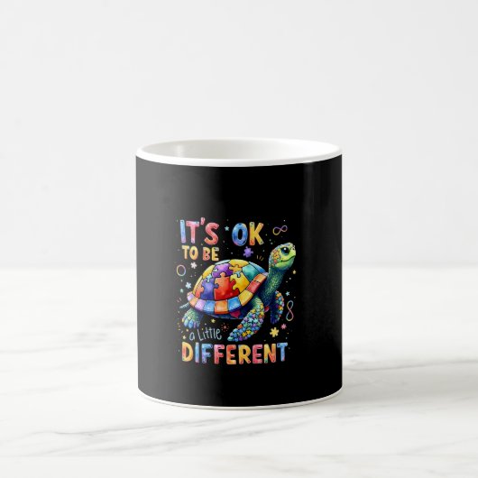 Mug Une Tortue Un Peu Différente Sensibilisation à l'A (Centre)