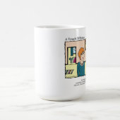 Mug "Une touche de Humour" Massage de la pilule comiqu (Centre)