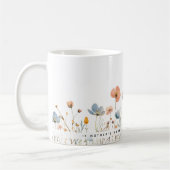 Mug Une touche florale au café Matins : Maman Cadeau (Gauche)