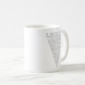 Mug Une tranche de présentation Pi (Devant droit)