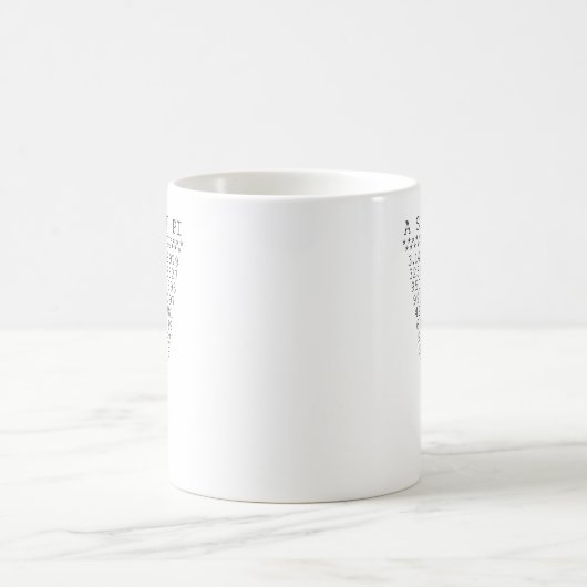 Mug Une tranche de présentation Pi (Centre)