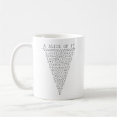 Mug Une tranche de présentation Pi (Gauche)