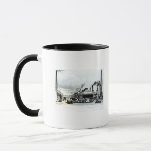 Mug Une usine de Vapeur-Moteur et travaux de fer (Gauche)